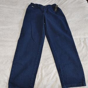 Womens 6 Short Lee Jeans Side Elastic Tapered Leg